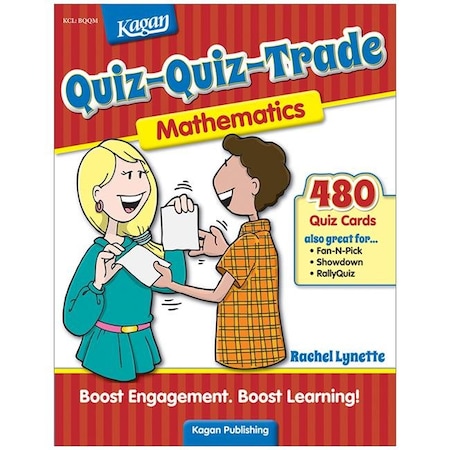 Kagan Publishing Kagan Publishing KA-BQQM Quiz-Quiz-Trade Mathematics - Grade 2-6 KA-BQQM